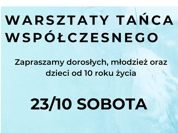 warsztaty tanca wspolczesnego wieliczka